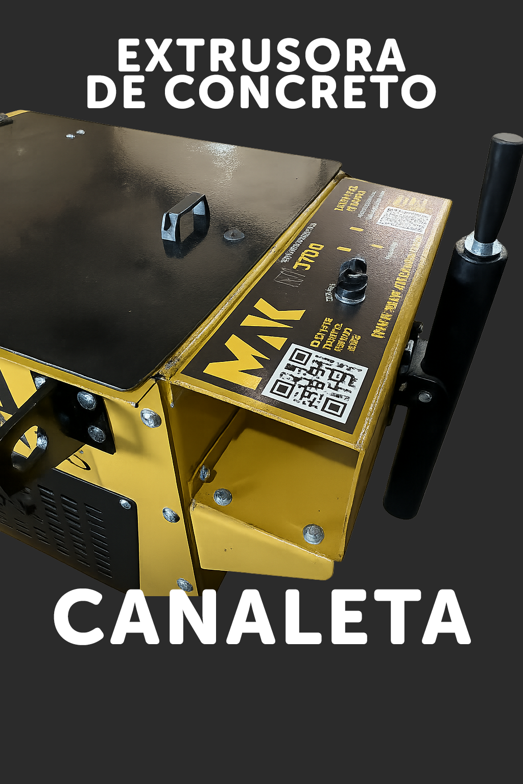 Máquina Extrusora de Concreto M3700 – Canaleta